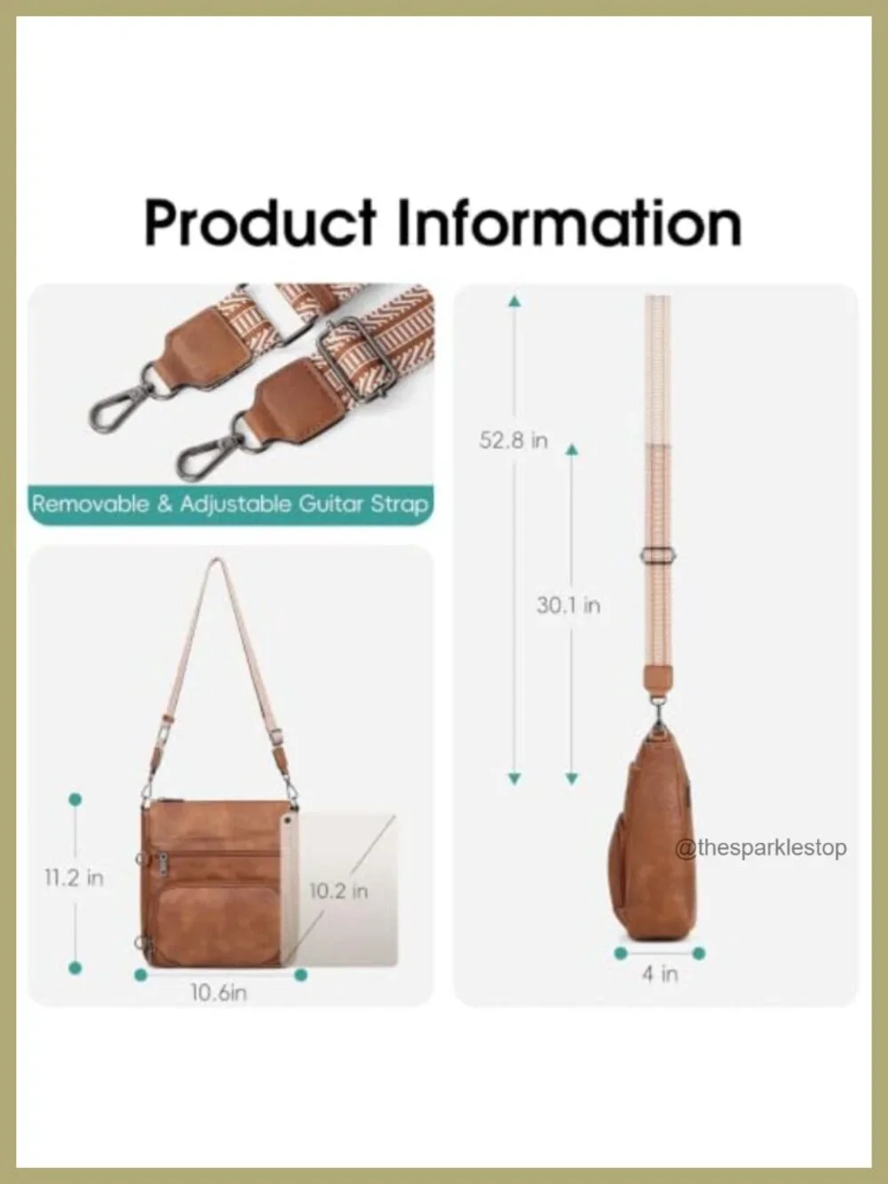 Anti-Theft Crossbody Purse with RFID Blocking for Travel